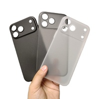 Coque arrière rigide mate ultra-fine pour iPhone 18 Pro Max, anti-jaunissement, vente en gros