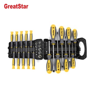 Greatstar Jeu de <span class=keywords><strong>tournevis</strong></span> de précision 45pc Multi-<span class=keywords><strong>Tournevis</strong></span> Magnétique Caractéristique Acier chromé DIY Utilisation industrielle Disponible OEM - Product Image 3