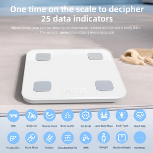 Mini Báscula de baño personal para el hogar con precisión única, báscula inteligente para grasa corporal, báscula Digital Bmi con Bluetooth - Product Image 6