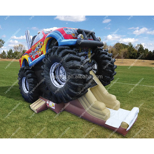 Château gonflable <span class=keywords><strong>Monster</strong></span> Truck pour enfants, amusement en plein air - Product Image 2