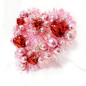 Guirnalda <span class=keywords><strong>de</strong></span> Bolas <span class=keywords><strong>de</strong></span> Espejo con Forma <span class=keywords><strong>de</strong></span> Corazón Rosa Personalizada al por Mayor para Decoración <span class=keywords><strong>de</strong></span> San Valentín, Bodas y Despedidas <span class=keywords><strong>de</strong></span> <span class=keywords><strong>Soltera</strong></span> - Product Image 3
