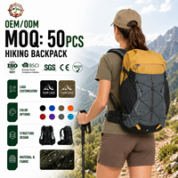 Sac à dos de camping en nylon 32L résistant à l'abrasion, pratique pour l'escalade et la randonnée, vente en gros