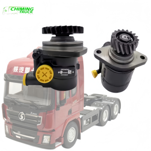 Nouvelle pompe de <span class=keywords><strong>direction</strong></span> assistée en métal SHACMAN pour moteur WP12 des camions Shaanxi Automobile Delong M3000/X3000/F3000 – Pompe de remplacement - Product Image 1