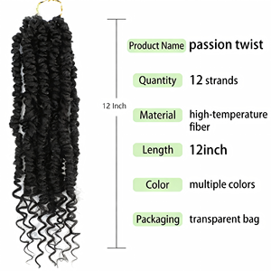 Extensiones de Cabello Sintético Queen Ghana Locs Goddess Gypsy, Trenzas de Ganchillo Suaves y Ligeras, Resistentes al Calor, Cabello Natural para Trenzar - Product Image 3