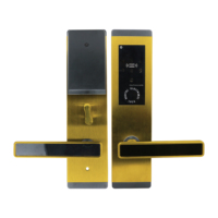 Cerradura Inteligente de Acero Inoxidable Pulido con Aplicación TTlock, Teclado Impermeable sin Llave, Desbloqueo con Contraseña y Tarjeta para Uso en Hoteles