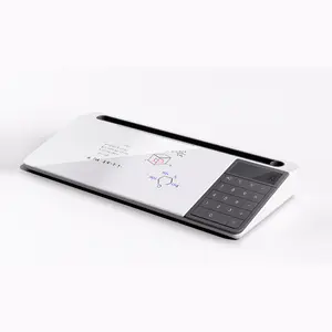 Desktop GlassBoard with calculator Storage Drawer Portable Board Used in Office