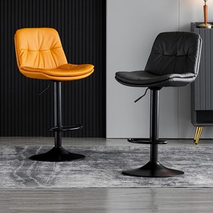 Chaise <span class=keywords><strong>de</strong></span> <span class=keywords><strong>bar</strong></span> moderne légère luxe confort <span class=keywords><strong>de</strong></span> la maison sédentaire moderne simple dossier haut ascenseur <span class=keywords><strong>de</strong></span> <span class=keywords><strong>bar</strong></span> <span class=keywords><strong>rotatif</strong></span> caissier <span class=keywords><strong>tabouret</strong></span> <span class=keywords><strong>de</strong></span> <span class=keywords><strong>bar</strong></span> - Product Image 1