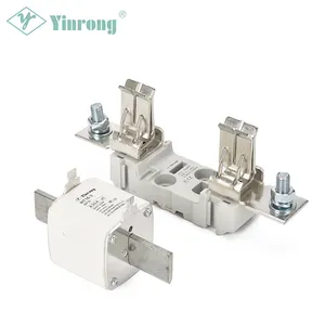 LV HRC Ceramic Plate NH00 NT00 Series Fuse And Fuse Box CE Certification Used In HR17 Isolating Switch