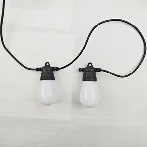 Giáng sinh trang trí Festoon Cổ Tích Đèn Ngoài Trời Patio tiras de Luces Led cắm trại chuỗi màu trắng của Đèn Ngoài Trời - Product Image 1