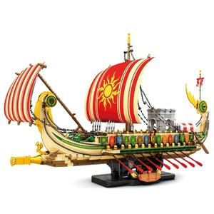 Reobrix Greek Warship Plastic Building Blocks 2982 Pieces Educational <b>Model</b> <b>Kit</b> for Youth Ages 10-14 Assembly Toy 66102 - Product Image 1