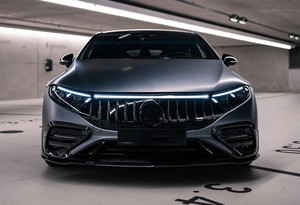 ชุดแต่งคาร์บอนไฟเบอร์สำหรับ Mercedes EQS ชุดอัพเกรด EQS สไตล์ BS คาร์บอนไฟเบอร์ ดิฟฟิวเซอร์ลิปหน้า สปอยเลอร์ ชุดแต่งตัวถัง - Product Image 2