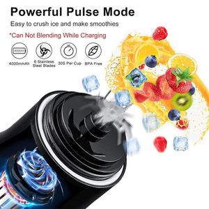 Logo personnalisé 20 Oz Sans Bpa Tasse Étanche Personnel Portable Juicer Smoothie <span class=keywords><strong>Blender</strong></span> Usb Rechargeable Portable <span class=keywords><strong>Blender</strong></span> - Product Image 3