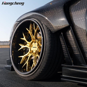 Hongcheng ล้อแม็กล้อแม็กคาร์บอนไฟเบอร์2ชิ้น, <span class=keywords><strong>16</strong></span> 17 18 19 20 21 23 24นิ้ว5X112 5X114.3 5X120 - Product Image 4