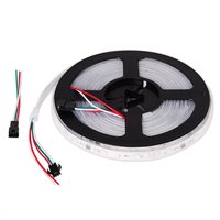 Bande LED à pixels adressables WS2811 SMD 5050 DC 12V, indice de protection IP20, éclairage paysager pour la publicité et la décoration de façades