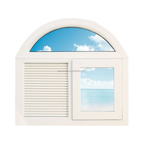 Fenêtres PVC économiques pour maison, fenêtre de ventilation de cuisine, fenêtre de salle de bain en PVC/UPVC