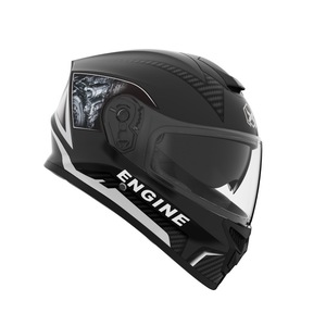 Hot Selling Black Border Patterned <strong>Helmet</strong> With Carbon Fiber Decal Motorcycle <strong>Helmets</strong> For Men And Women All Seasons - Product Image 2