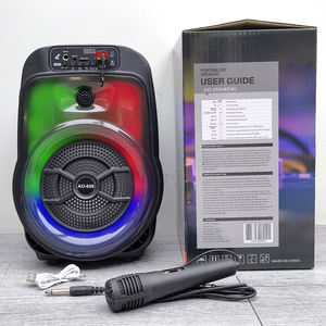 Nuevo Altavoz Bluetooth Portátil de 6.5 Pulgadas con Luz RGB, Radio FM, Graves Estéreo, <span class=keywords><strong>Karaoke</strong></span>, para Fiestas y Uso Doméstico - Product Image 3
