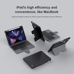 Vendita calda <span class=keywords><strong>tastiera</strong></span> magica <span class=keywords><strong>Ipad</strong></span> Cover con cavalletto copriobiettivo <span class=keywords><strong>per</strong></span> <span class=keywords><strong>iPad</strong></span> <span class=keywords><strong>per</strong></span> <span class=keywords><strong>Ipad</strong></span> Pro 11 2020/2021/2022 sottile Multi-Touch <span class=keywords><strong>tastiera</strong></span> Trackpad - Product Image 3