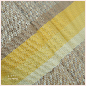 50% Cotton 50% Linen Blend <strong>Upholstery</strong> Linen <strong>Fabric</strong> Multi-Colored Strip Lightweight Plain Woven for Sofa Curtain Pillow Furniture - Product Image 4