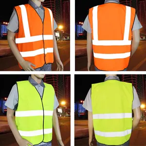 High Visibility Safety Vest High Vis Clothes Reflective Safety Vest Construction Apparel Safety Clothing High Visibility Vest