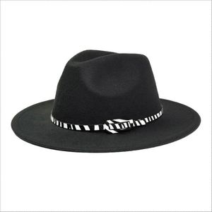 Chapeaux Fedora en gros – Nouveaux modèles d'hiver, chapeaux élégants de couleur unie à large bord, style Panama - Product Image 5