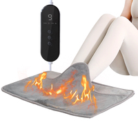 Coussin chauffant électrique extra large super chaud Chauffe-pieds à chauffage rapide avec protection contre la surchauffe Thermostat réglable pour usage domestique