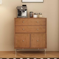 Commode moderne en bois massif à 7 tiroirs, armoire de rangement contemporaine, montage facile pour chambre d'hôtel, salon