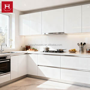 HAPPY HOUSES Ensemble de <span class=keywords><strong>cuisine</strong></span> sur mesure à 2999 $ Conception de <span class=keywords><strong>cuisine</strong></span> bon marché Armoires en bois Panneaux de porte de <span class=keywords><strong>cuisine</strong></span> Petit gris brillant Fournisseur d'armoires de <span class=keywords><strong>cuisine</strong></span> - Product Image 2