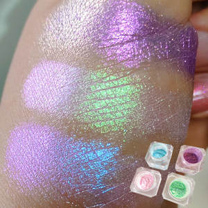 ยี่ห้อ MCESS ฟรีตัวอย่างขี้เกียจสองสีสีม่วง multichrome สองโทนไล่ระดับสีอายแชโดว์ผงสี - Product Image 1