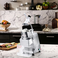 Pemotong sayuran Salad Master, pemotong sayur buah QC205A baru, untuk penggunaan rumah Motor sebagai komponen inti, 110v/220v/230v/240v