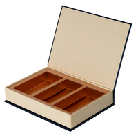 Caja Rígida de Cartón con Tapa Magnética Azul Marino, Personalizable con Logotipo del Fabricante, Caja de Regalo de Lujo para Chocolates y Dulces