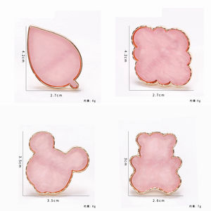 À la mode nouveau Design résine vernis à ongles <span class=keywords><strong>couleur</strong></span> mélange anneau Palette facile à nettoyer Agate plaque cristal <span class=keywords><strong>dessin</strong></span> manucure outil - Product Image 4