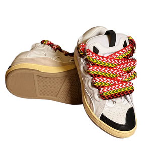 2025 Luxury Designer shoes High Quality Breathable <b>Light</b> Weight Anti-Slip Genuine Leather Lace Sneakers Comfortable Sport Shoes - Product Image 1