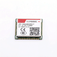 Module GSM/GPRS SIM800C authentique, quadri-bande 850/900/1800/1900 MHz, GPRS Classe 12, 3,4-4,4 V, interface UART, LGA 24x24 mm en stock