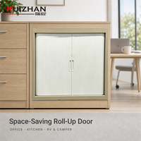 Kit de porte enroulable ABS pour armoire de cuisine, porte à enroulement sur mesure, gain de place