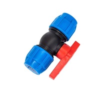 Raccords à compression PN10 PN16 PP 20mm-110mm, connecteurs rapides en polypropylène, raccords de tuyauterie filetés pour l'irrigation