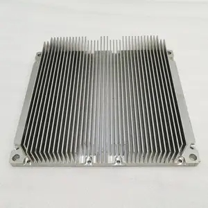 Produksi profesional aluminium besar Heatsink 6063 bagian ekstrusi penyerap panas