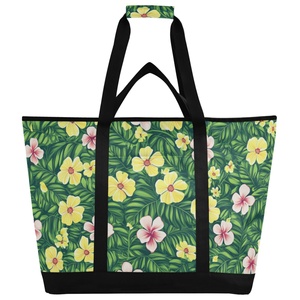 Factory Picnic Handbag Insulated Large Cooler Custom Hawaii Style Shopping Tote Beach Bag Insulated Cooler Bag - Product Image 1
