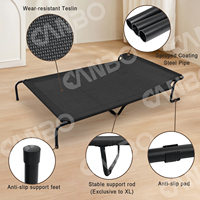 Lit surélevé pour chien CanboPet en gros avec appui-tête, lit de repos en maille Teslin pour grands chiens, usine OEM