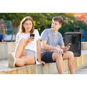 Wholesale Faux Leather Waterproof Laptop <b>Backpack</b> for Sport Leisure Travel with Arcuate Shoulder Strap and USB Port - Product Image 4