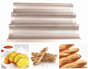 Sarten De Acero Inoxidable Para Bandeja Hornear 5 Filas 60X80cm Grado Alimenticio Pequena Antiadherente Kit Pan Frances - Product Image 5