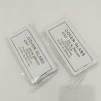 Fournitures de laboratoire médical, couvercles de lames de microscope en verre d'histologie de 0,29 à 0,35 mm pour chambre de numération sanguine