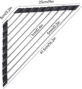 Có thể gập lại tam giác món ăn khô giá thép không gỉ bếp <span class=keywords><strong>drainer</strong></span> đa năng Roll-up khô giá cho góc chìm - Product Image 5