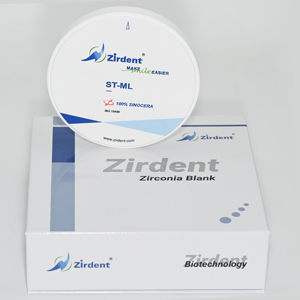 Laboratorio dentale materiali di consumo Zirdent ST-ML Super traslucido 42% alta resistenza 1100Mpa <span class=keywords><strong>Zirconia</strong></span> fresatrice ST multistrato - Product Image 3