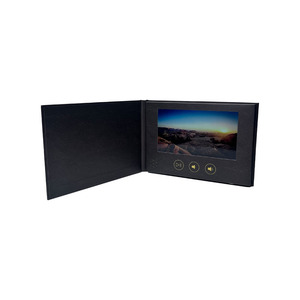 Brochure vidéo lcd 10 pouces <span class=keywords><strong>anniversaire</strong></span> souhaitant Noël dossier de carte d'invitation ma - Product Image 3