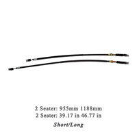 Golf Arabası Parçaları EXCAR Fren Kablosu Seti 2/4/6 Kişilik 995-2660mm Uzunluk Buggy Araba Servis Arabası
