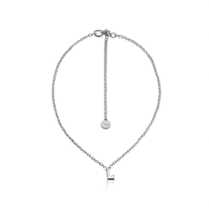 Cavigliera in acciaio inossidabile con lettera L, design minimalista per donna, gioielli alla moda. - Product Image 2