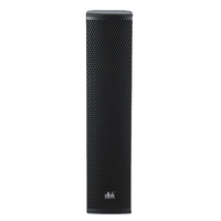 Système de sonorisation portable professionnel 4x4 pouces avec enceinte colonne et caisson de basses actif 12 pouces 300W pour son surround haute puissance
