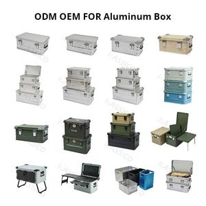 גדול יותר אלומיניום אחסון תיבת קשה מתכת כלי מקרה עם לחזק פינות - Product Image 6