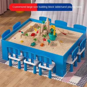 Grande Tavolo Multifunzionale per Giochi con Sabbia per Bambini 4-6 Anni, Set da Gioco per Asili e Centri Commerciali - Product Image 5